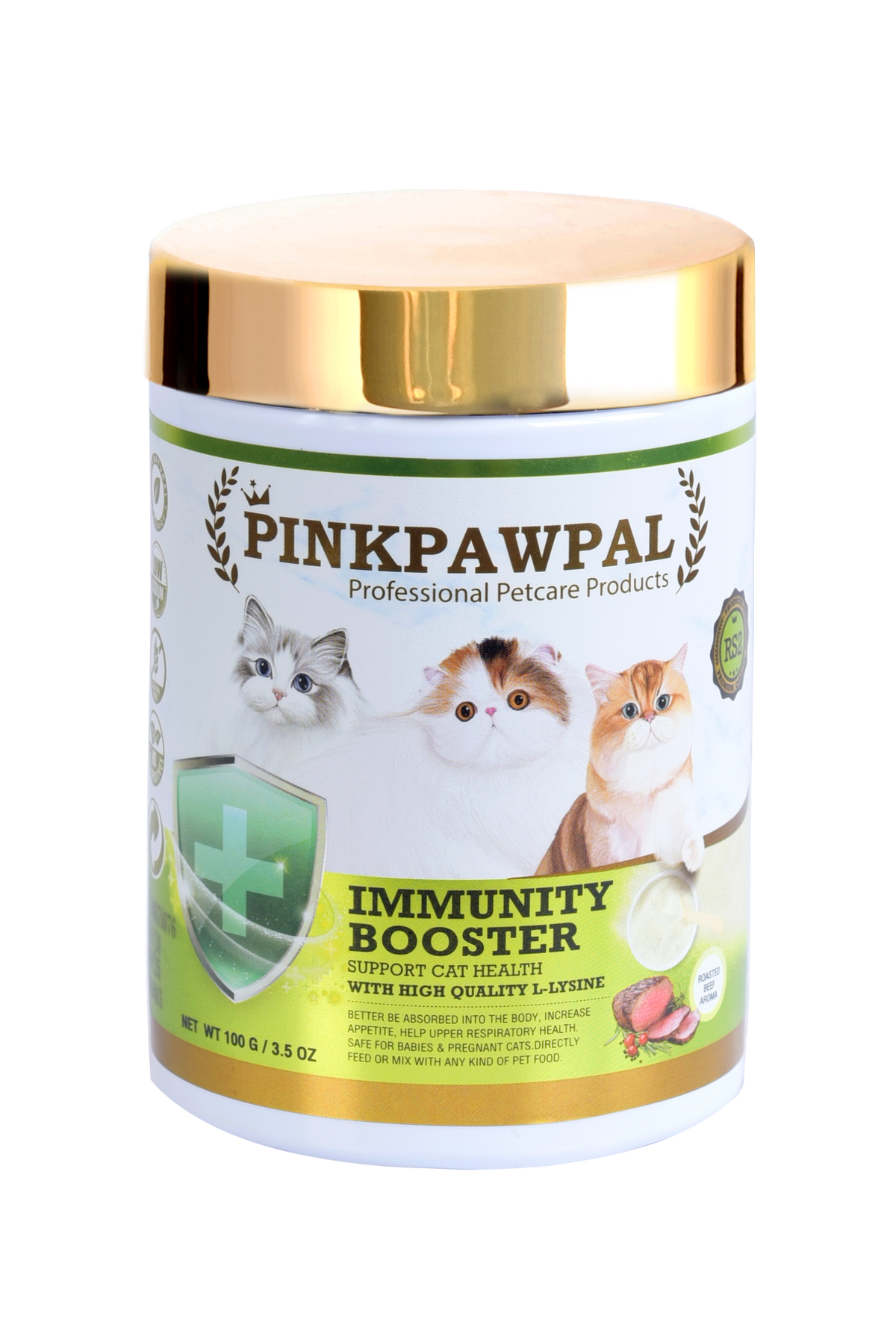 Immunity Booster - Добавка с L-лизин за поддържане на имунитета при котки