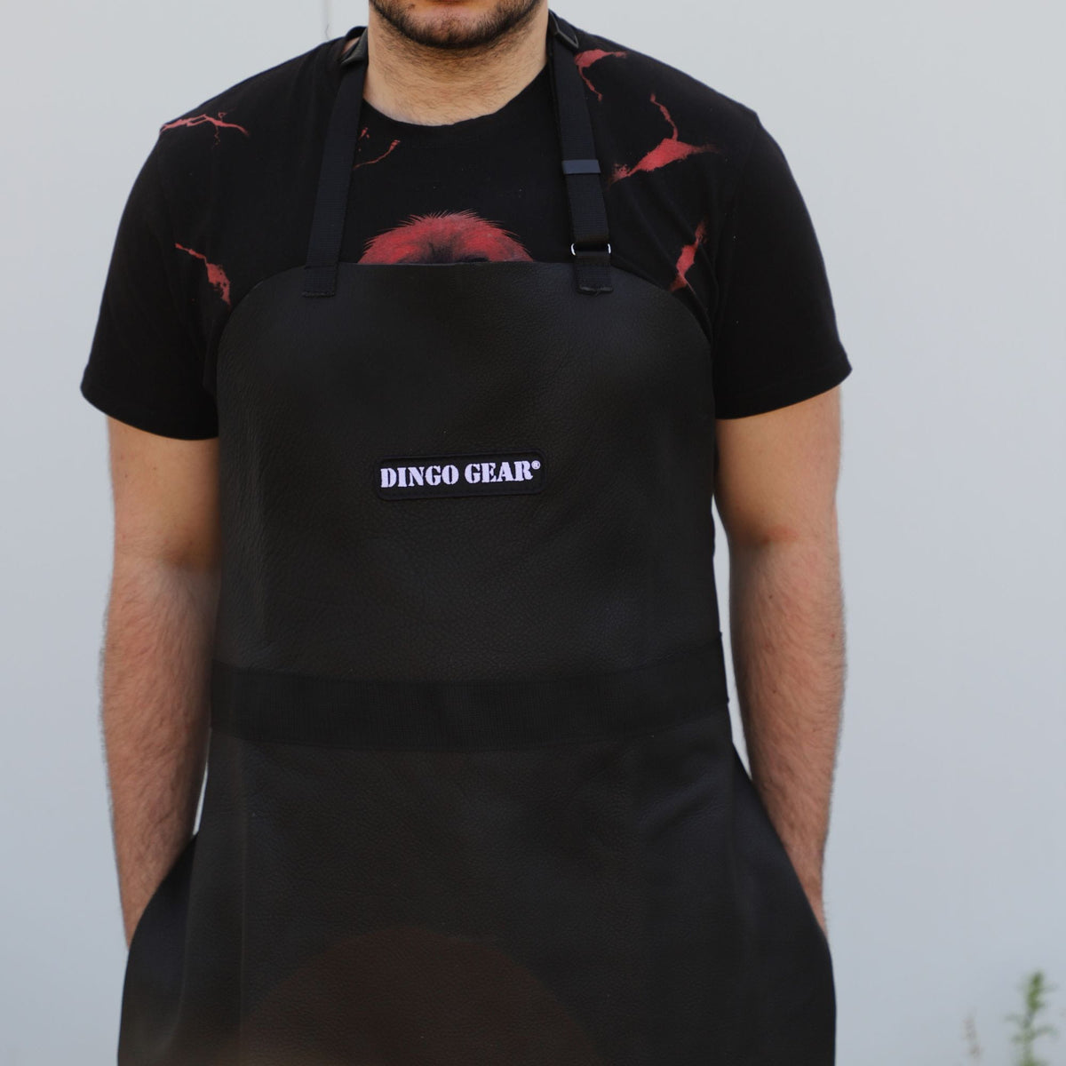 Dingo Gear – Защитна кожена престилка за за фигуранти и дресьори от естествена кожа