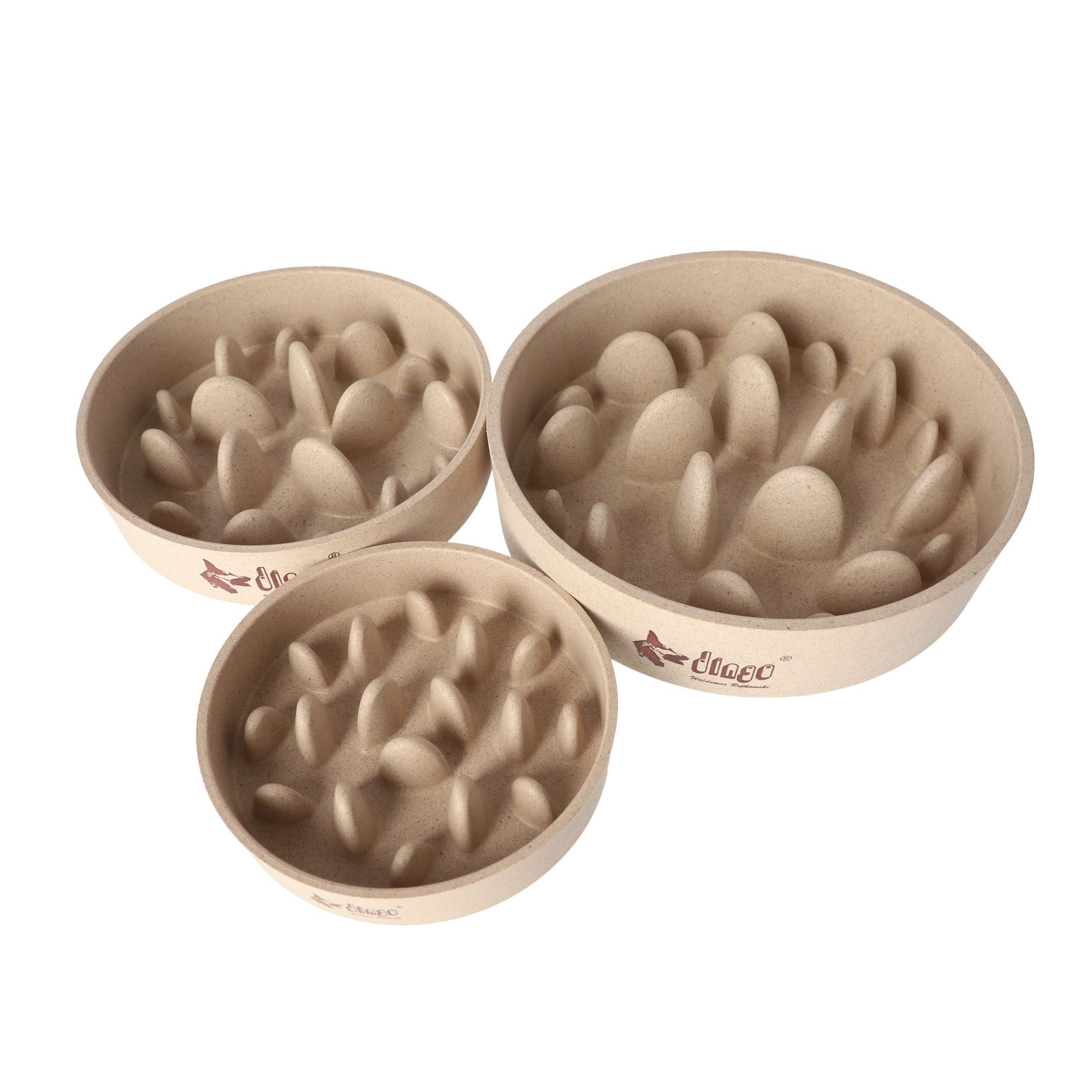 Бавно преглъщаща се бамбукова купа за кучета