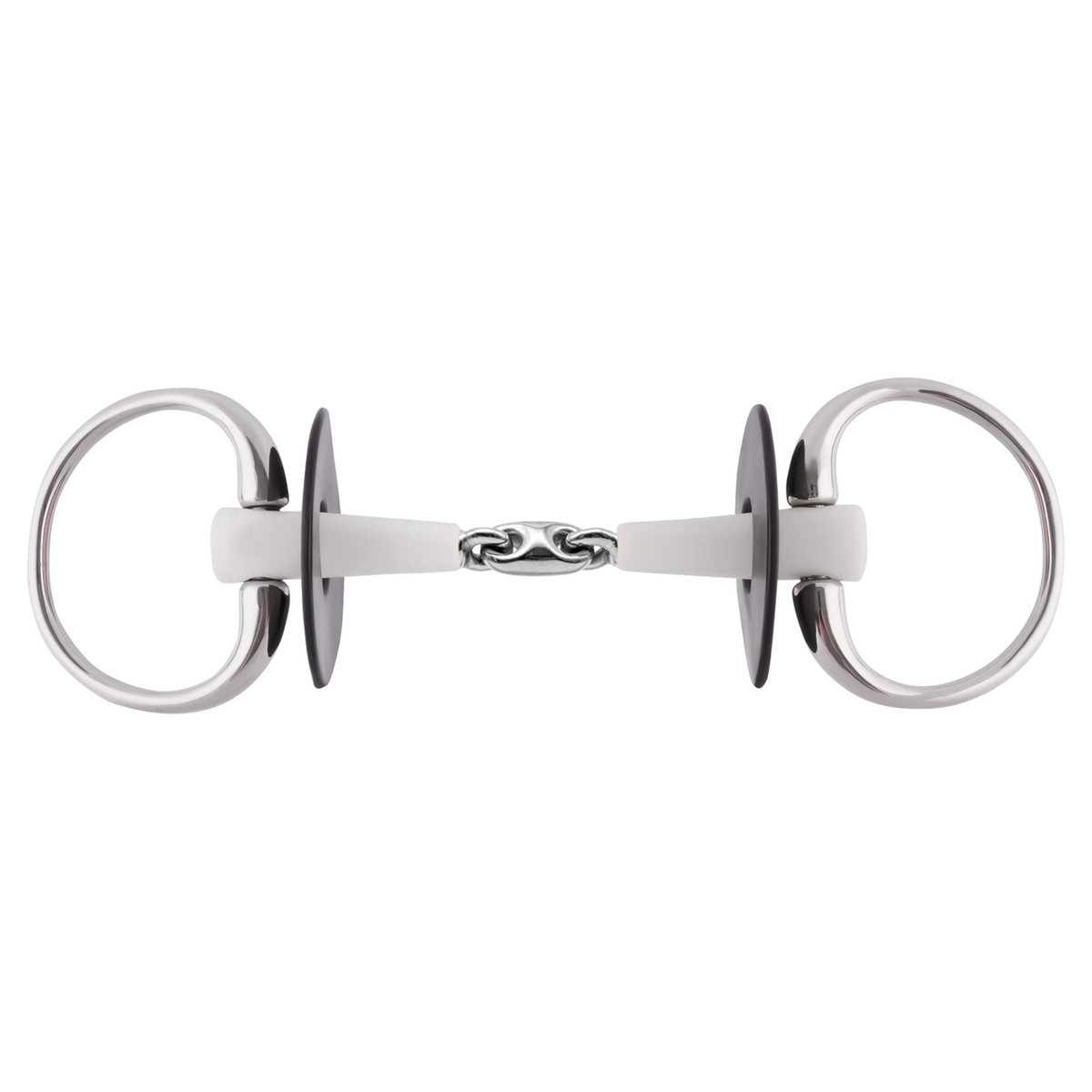 Zăbală NATHE eggbutt 18 mm, cu două articulații