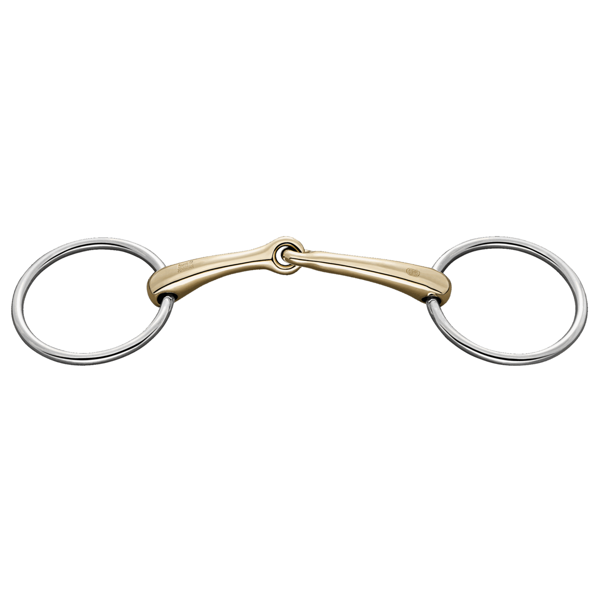 Trensă Dynamic RS cu inele mobile, cu o articulație