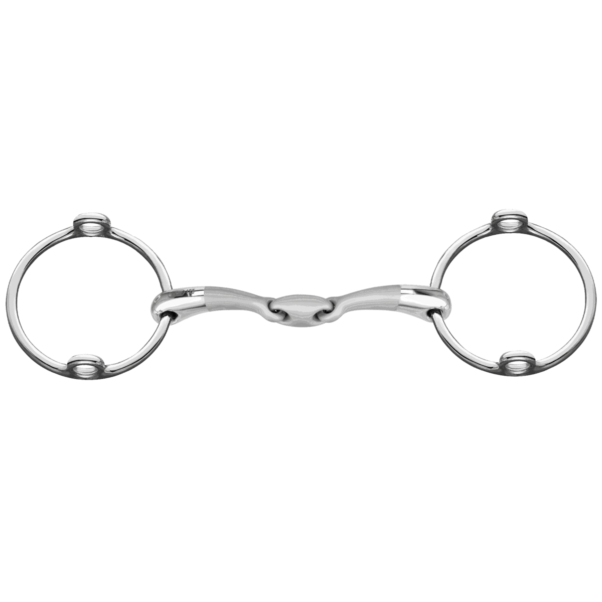 Zăbală Gag SATINOX 14 mm, cu două articulații - oțel inoxidabil