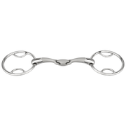 Zăbală SATINOX Multi Ring 14 mm, cu două articulații - oțel inoxidabil