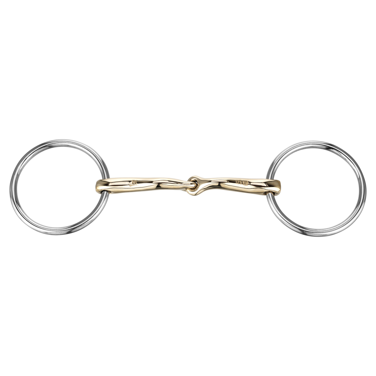 Trensă KK cu inele mobile 12 mm, cu o articulație - Sensogan