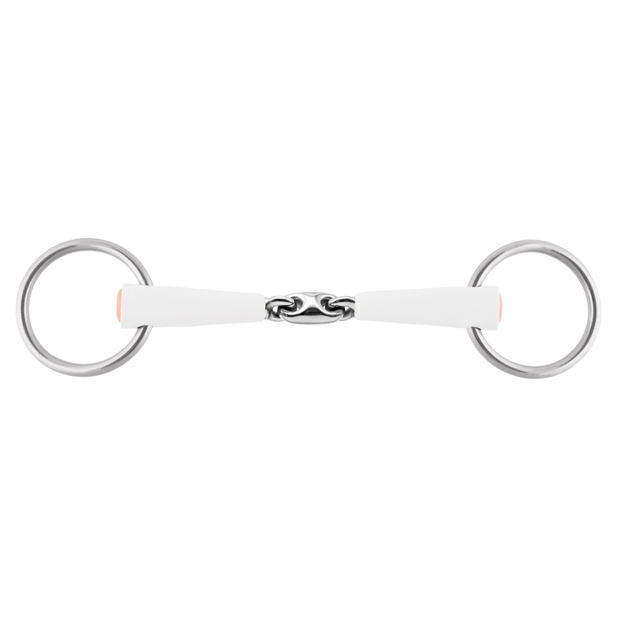Trensă NATHE cu inele mobile 18 mm, cu două articulații (art. 40828)