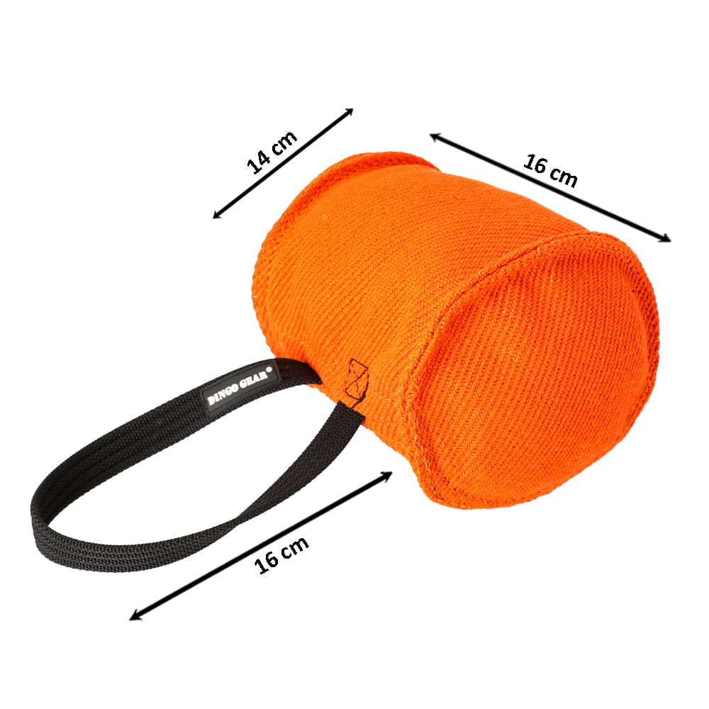 Dingo Gear BERTA – Jucărie tug din Nylcot cu un mâner, Ø 14 cm