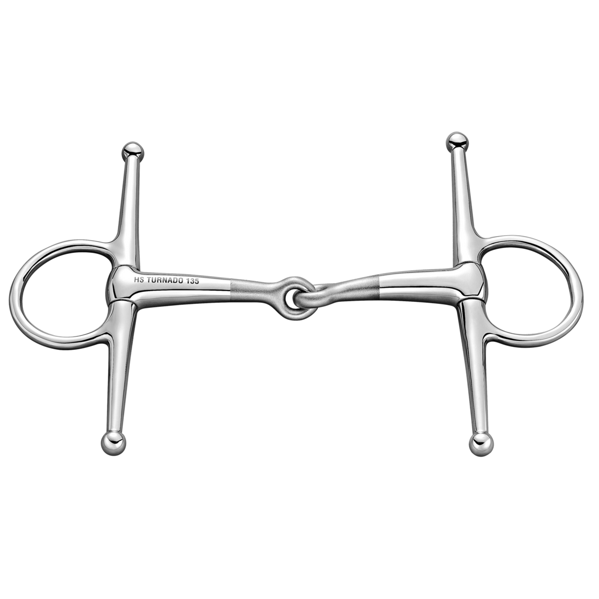Zăbală TURNADO Full Cheek 16 mm - oțel inoxidabil