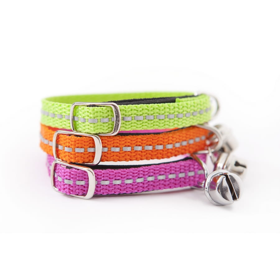 Светлоотразителен нашийник за енергия на котките