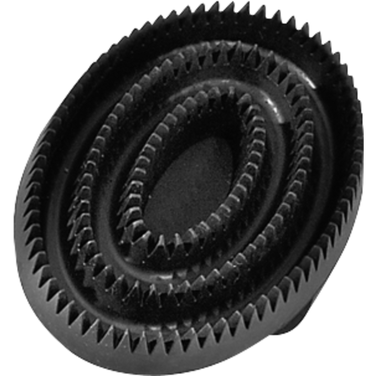 Pieptene curry - cauciuc negru, dimensiuni 165 x 110 mm
