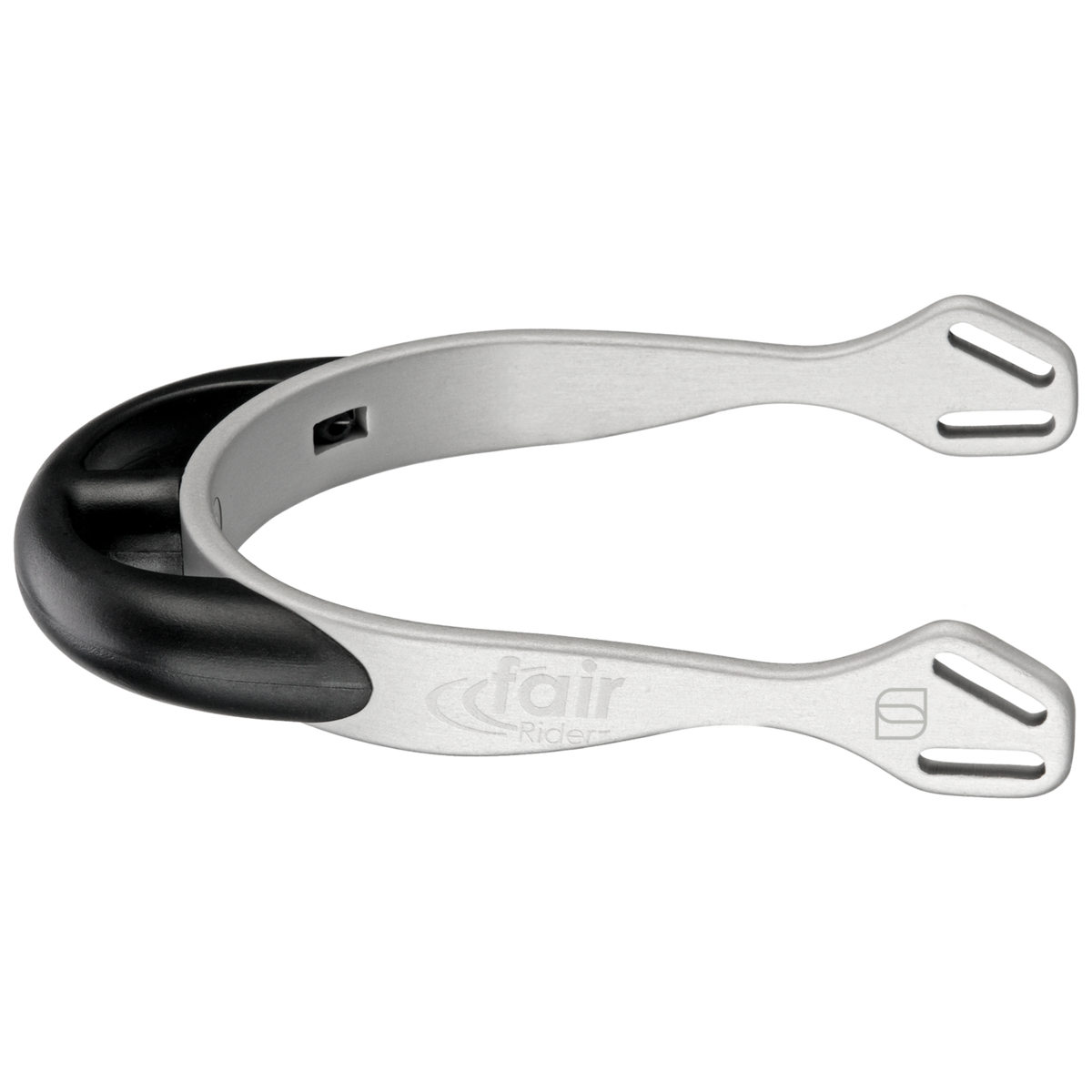 Pinteni fairRider - aluminiu, gât 20 mm negru, gros, rotunjit