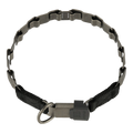 NeckTech Fun Collar с ClicLock – матово черно неръждаема стомана