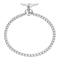 Яка със закопчаване тип ключалка, кръгли звена – хромирана стомана, 2,5 мм