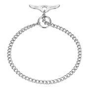Яка със закопчаване тип ключалка, кръгли звена – хромирана стомана, 2.0 мм