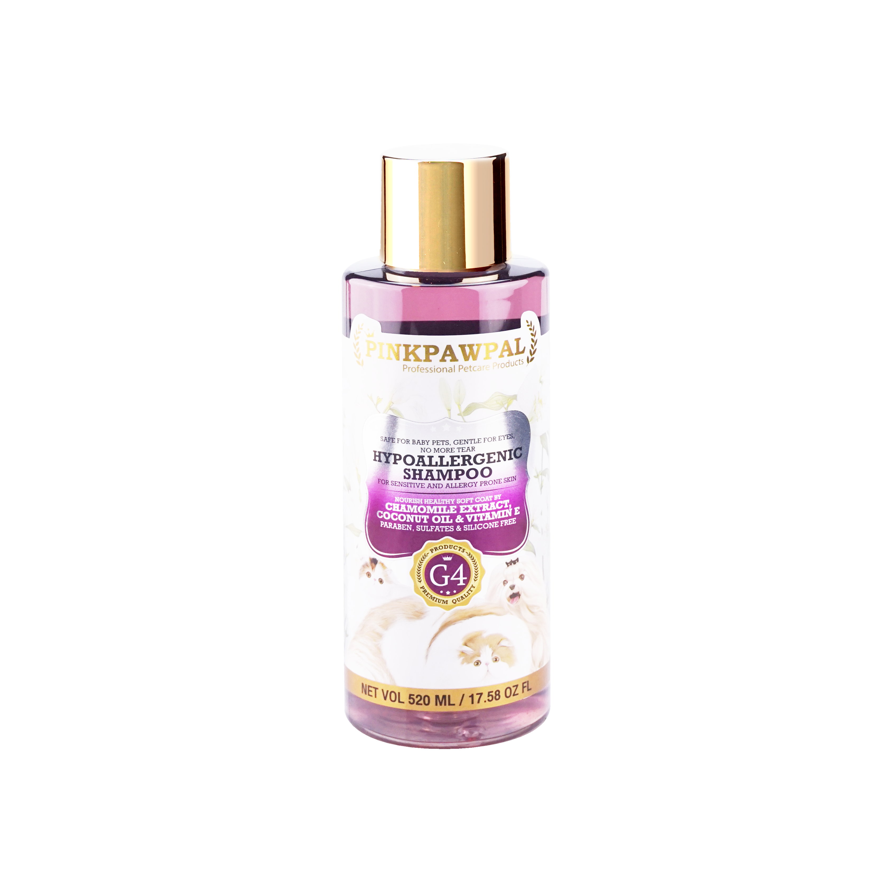Pinkpawpal Skincare (Antifungic) Shampoo: Soluția Definitivă pentru Piele Iritată și Mâncărimi 520Ml
