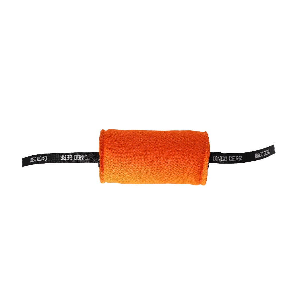 Dingo Gear – Играчка за тренировки: ролка с дръжки от текстилна лента, 10 × 29 cm