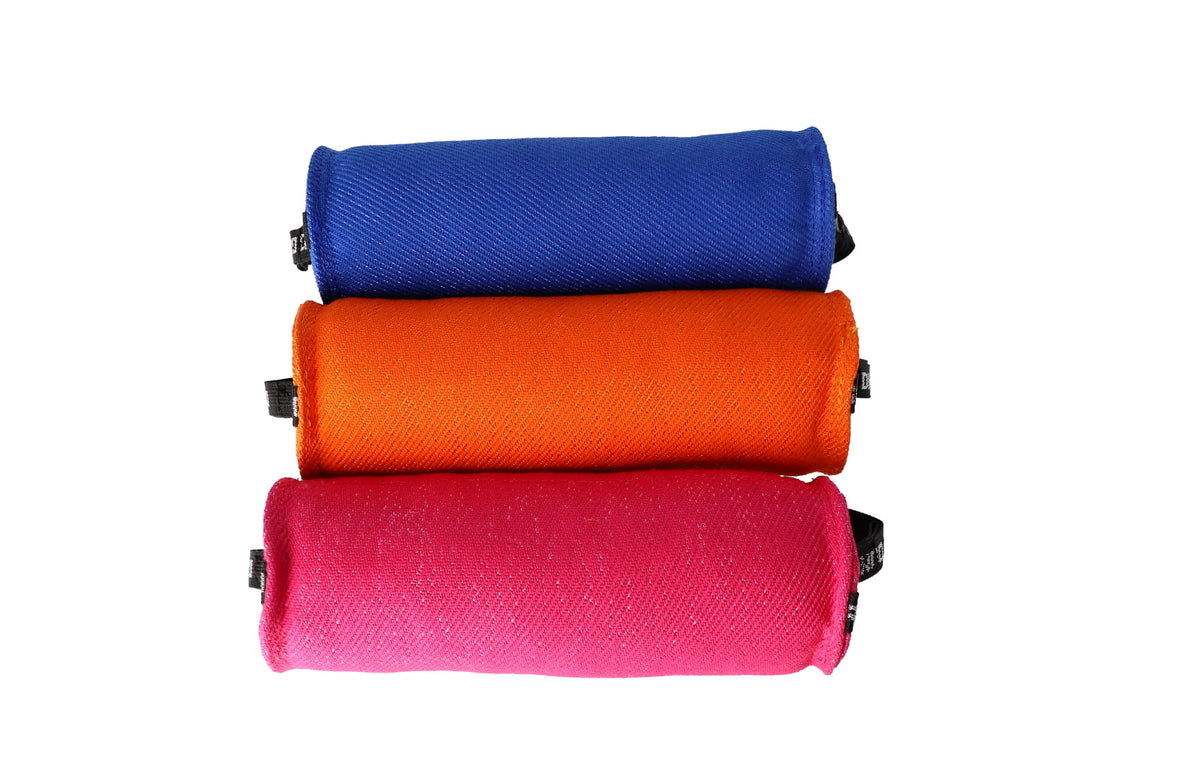 Dingo Gear – Играчка за тренировки: ролка с дръжки от текстилна лента, 10 × 29 cm