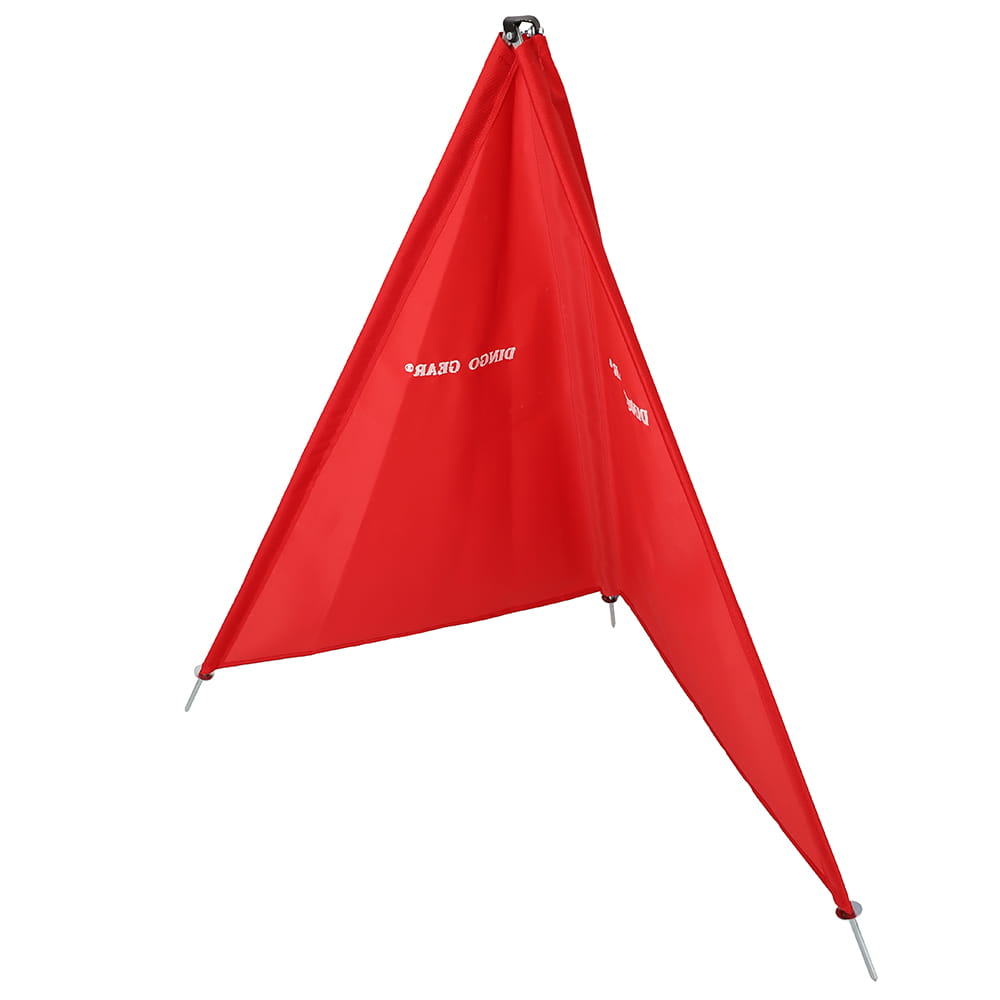 Dingo Gear – cort mini pentru figurant, înălțime 100 cm, culoare roșie