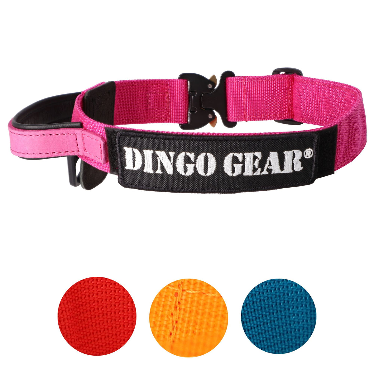 Dingo Gear – Zgardă tactică COBRA din chingă de polipropilenă, cu mâner