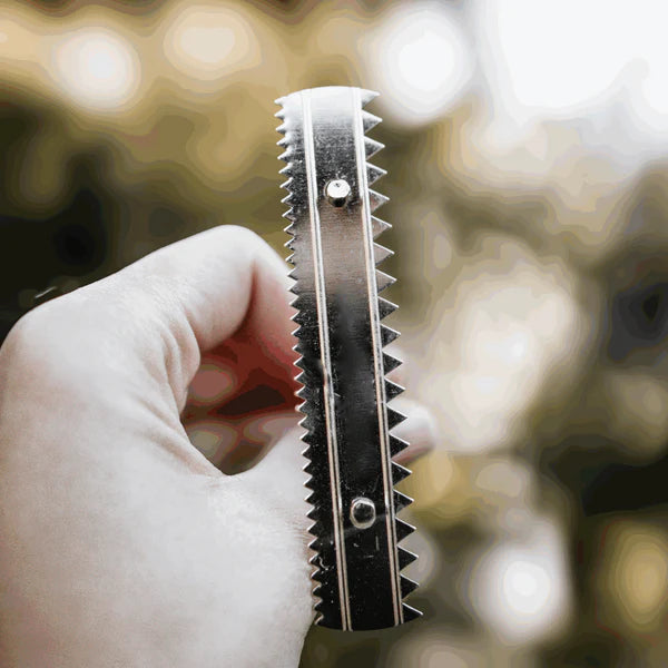 Гребло за кучета – никелирана стомана