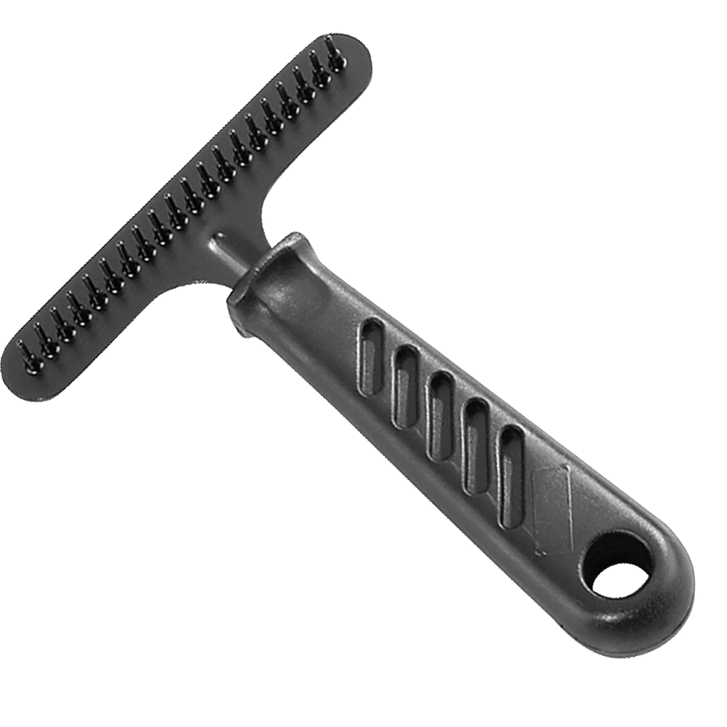 Гребло за кучета – стомана с покритие, 1 ред