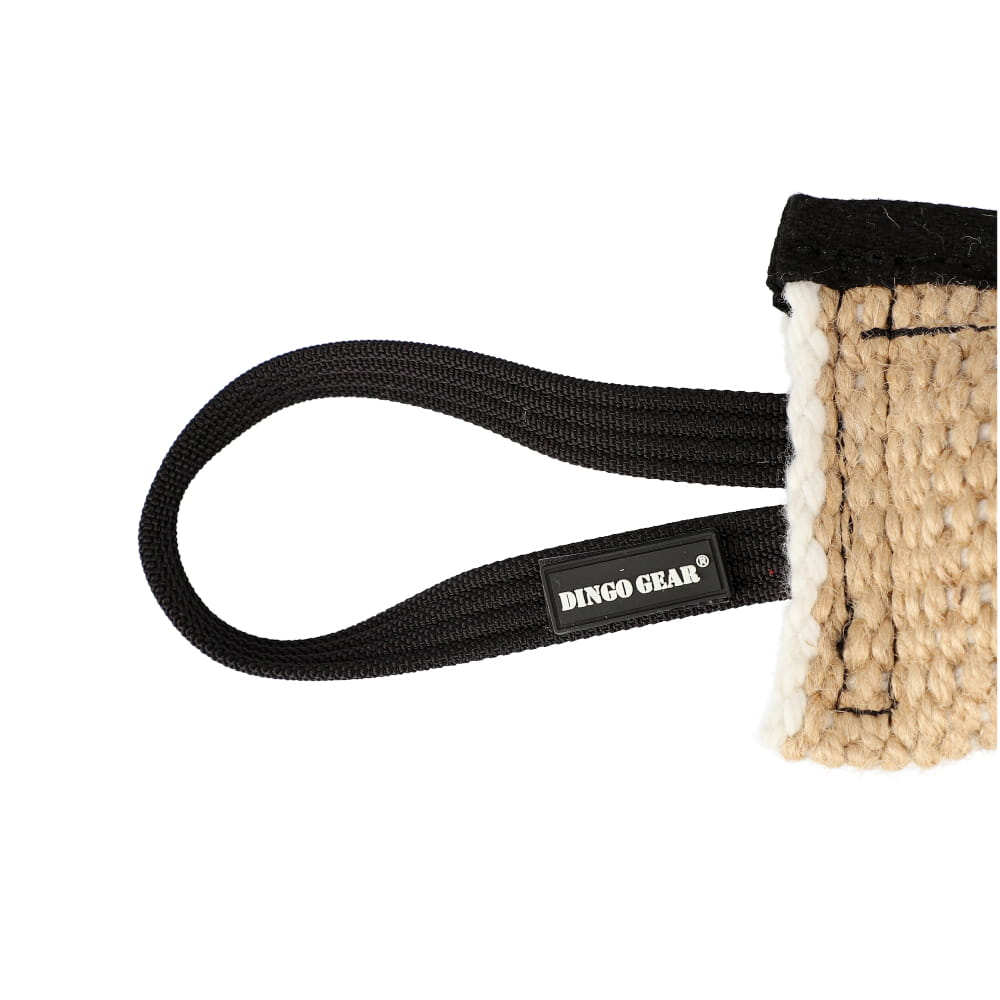 Dingo Gear – Jucărie tug din iută extra-rezistentă cu două mânere – pentru lucru cu câini puternici