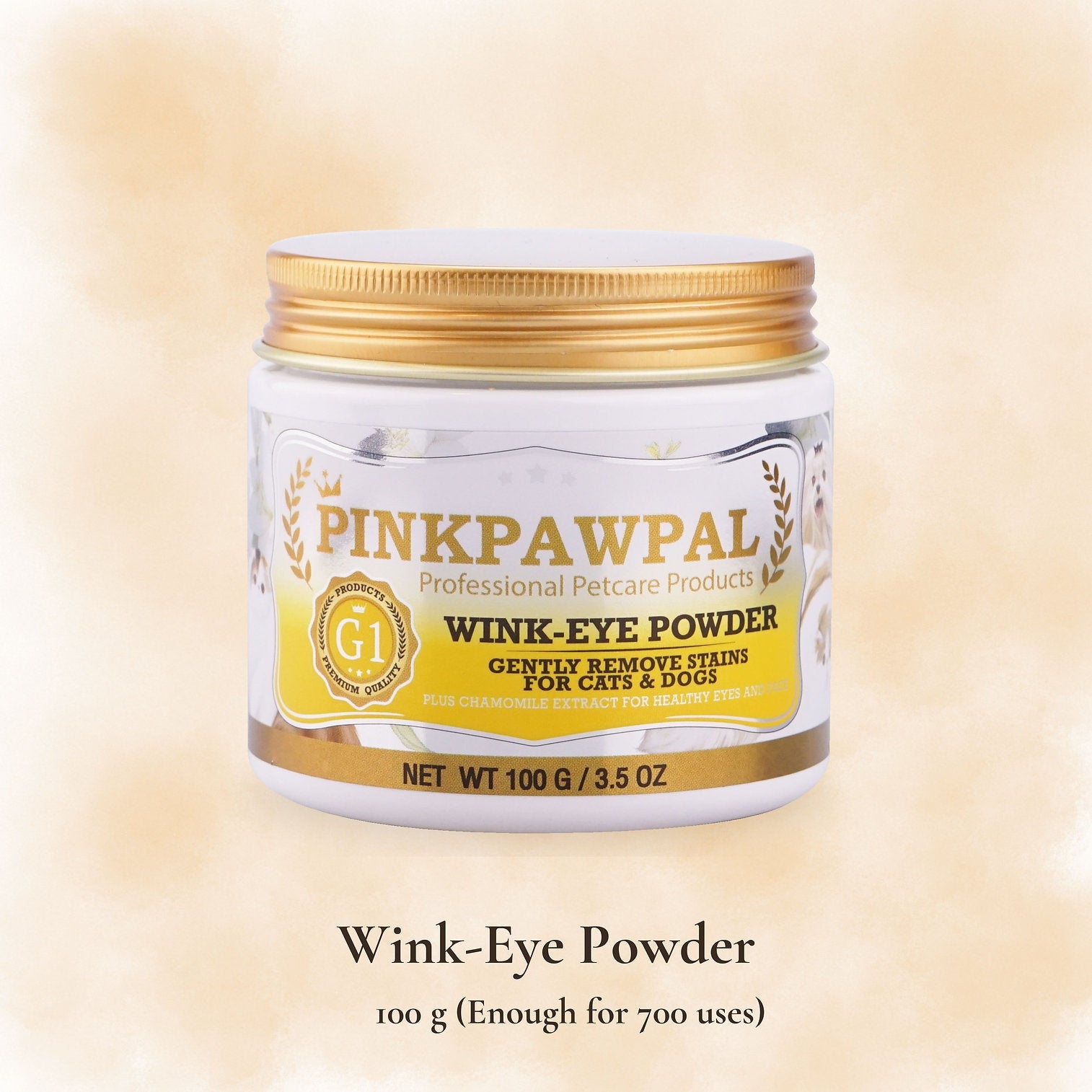 Wink-Eye Powder - Пудра за петна от сълзи и грижа за околоочната зона при котки и кучета