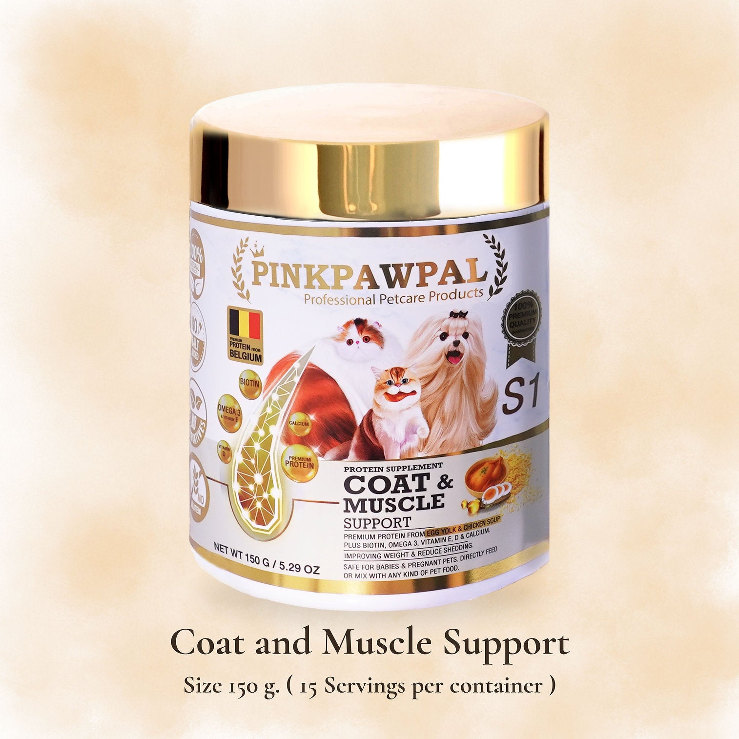 Coat & Muscle Support - Добавка за козина, кожа и мускулна маса