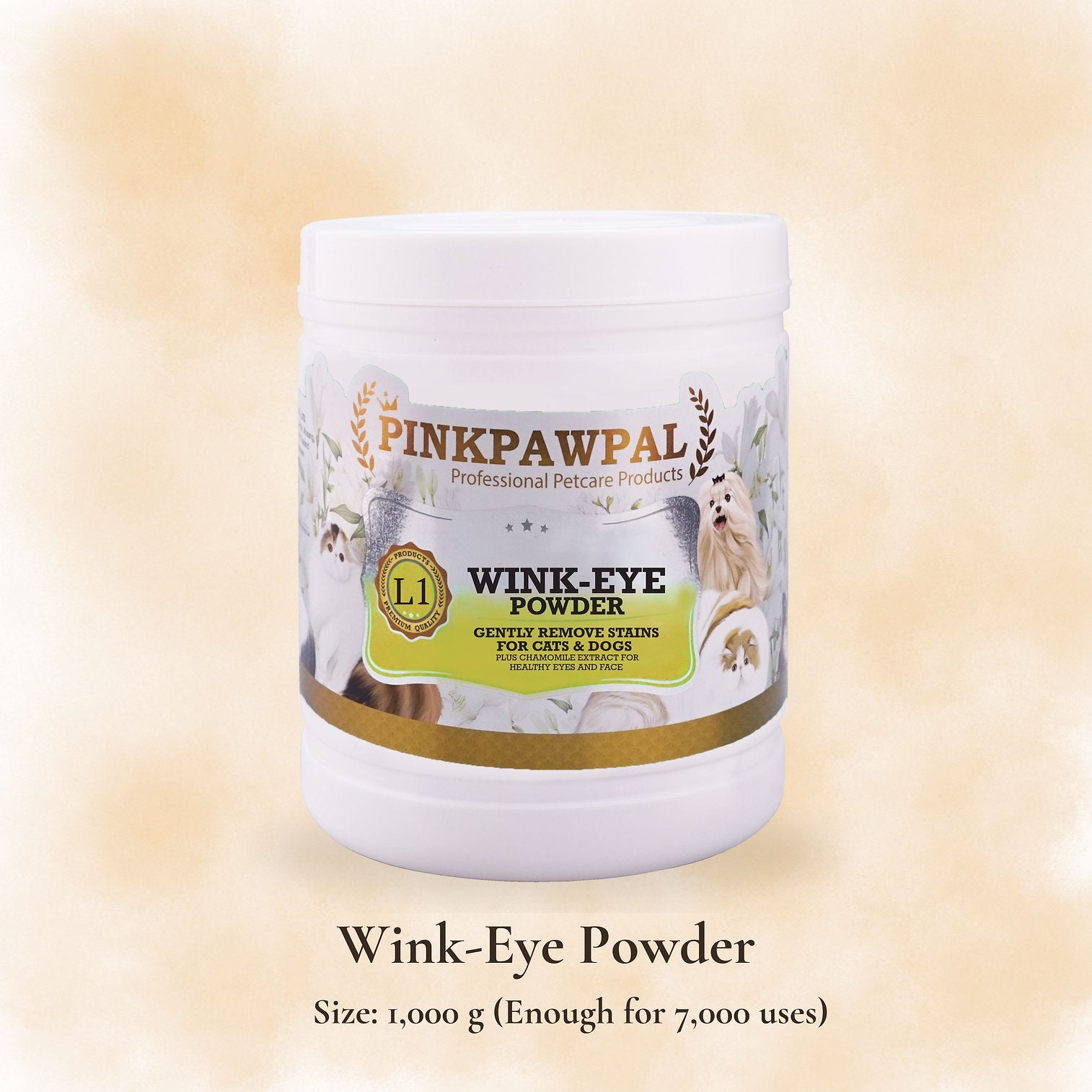 Wink-Eye Powder - Пудра за петна от сълзи и грижа за околоочната зона при котки и кучета