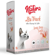 Ароматен пясък за котешка тоалетна Natura Less Track Spring Breeze