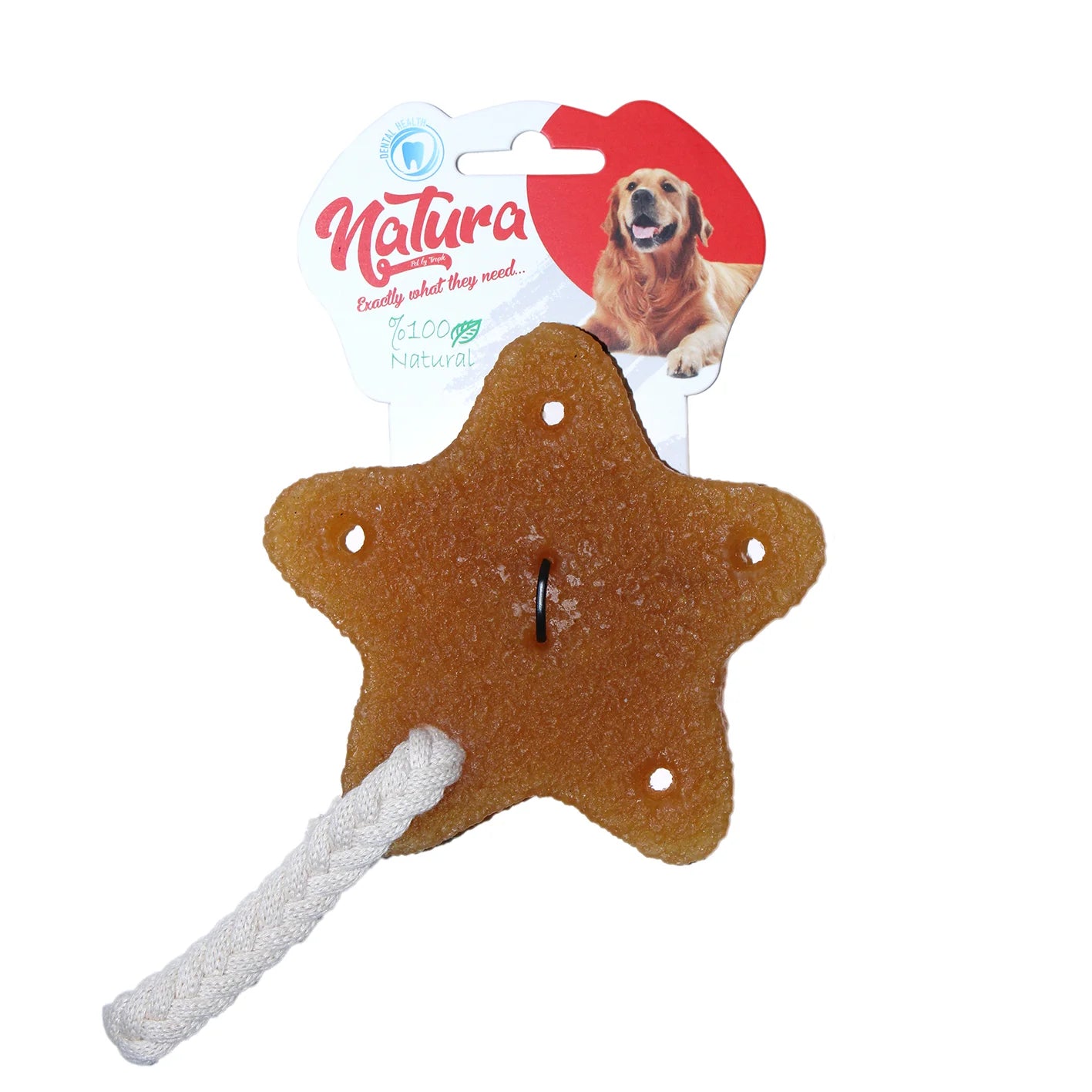 Дъвчаща играчка за кучета Natura Rubber Star PTH-058