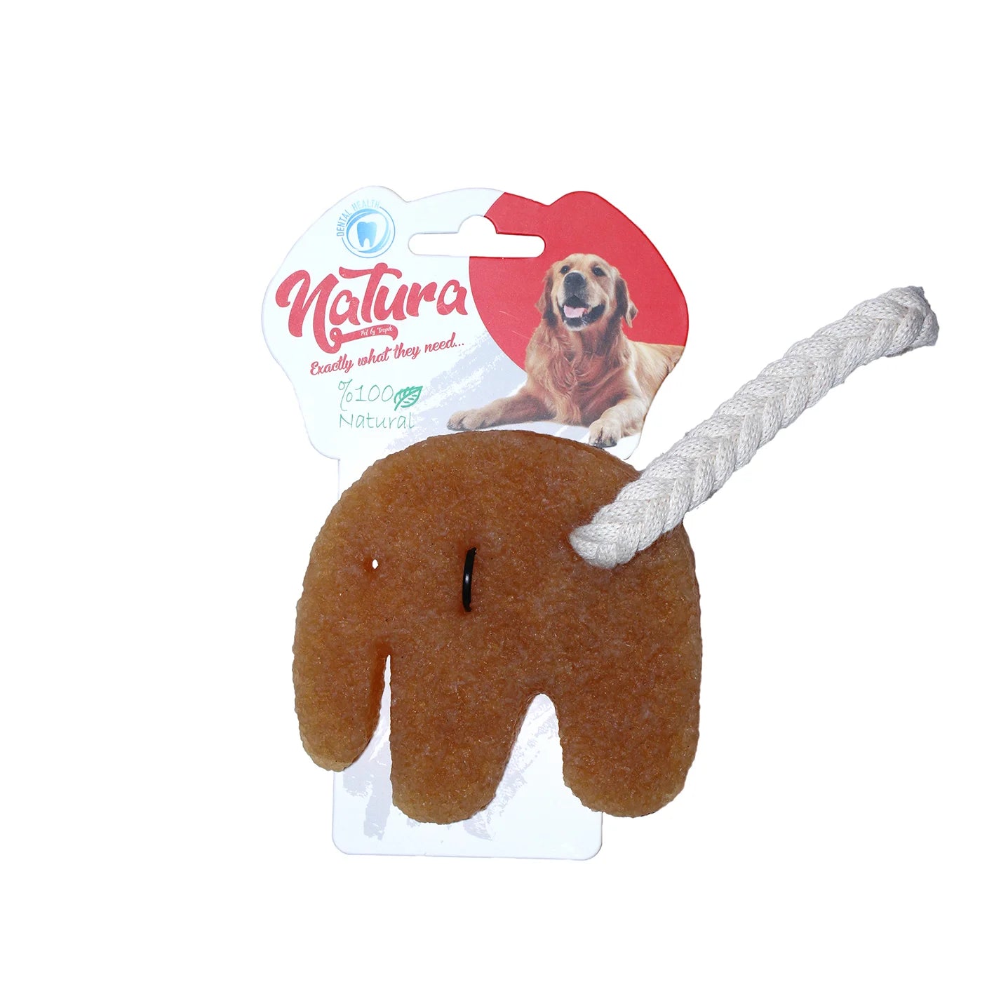 Играчка за кучета – Дъвчаща играчка за кучета Natura Rubber Elephant PTH-066 (17 см)