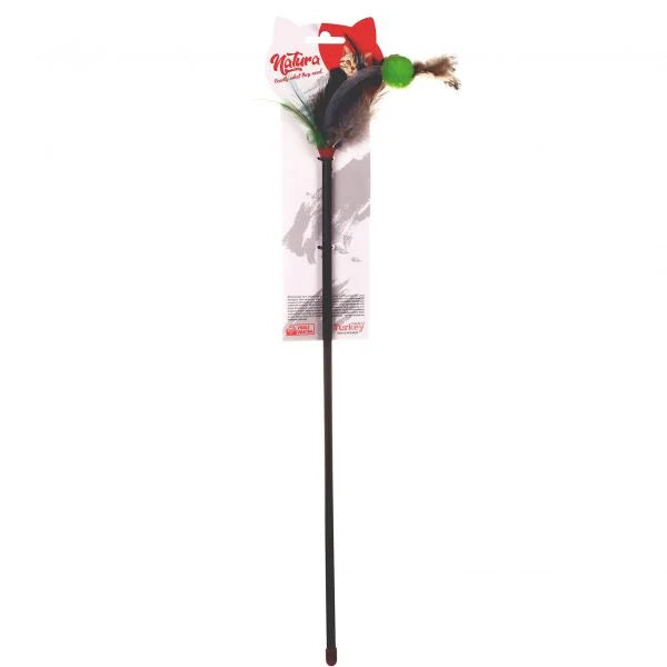 Играчка за котки – Natura Mini Ball Basic Cat Toy Rod PTC-033 (60 см) 