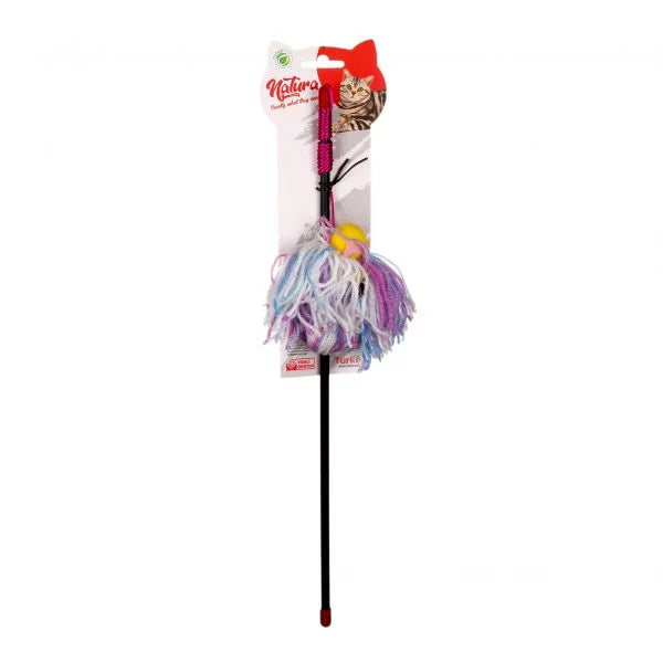 Играчка за котки – Natura Cotton Monster играчка за котки, пръчка PTC-046 (45 см)