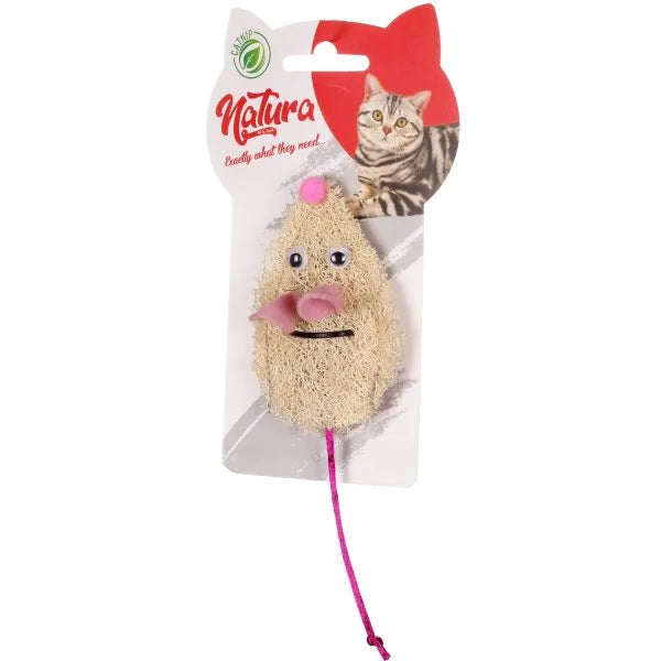 Играчка за котки – Natura Natural Sponge Mouse Cat Toy PTC-050 (15 см) 