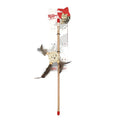 Играчка за котки – Natura Three Bamboo Ball Cat Rod Toy PTC-059 (40 см) 