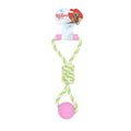 Играчка за кучета – Играчка за кучета Natura Pull Rope с пластмасова топка и дръжка PTH-046 (31 см) 