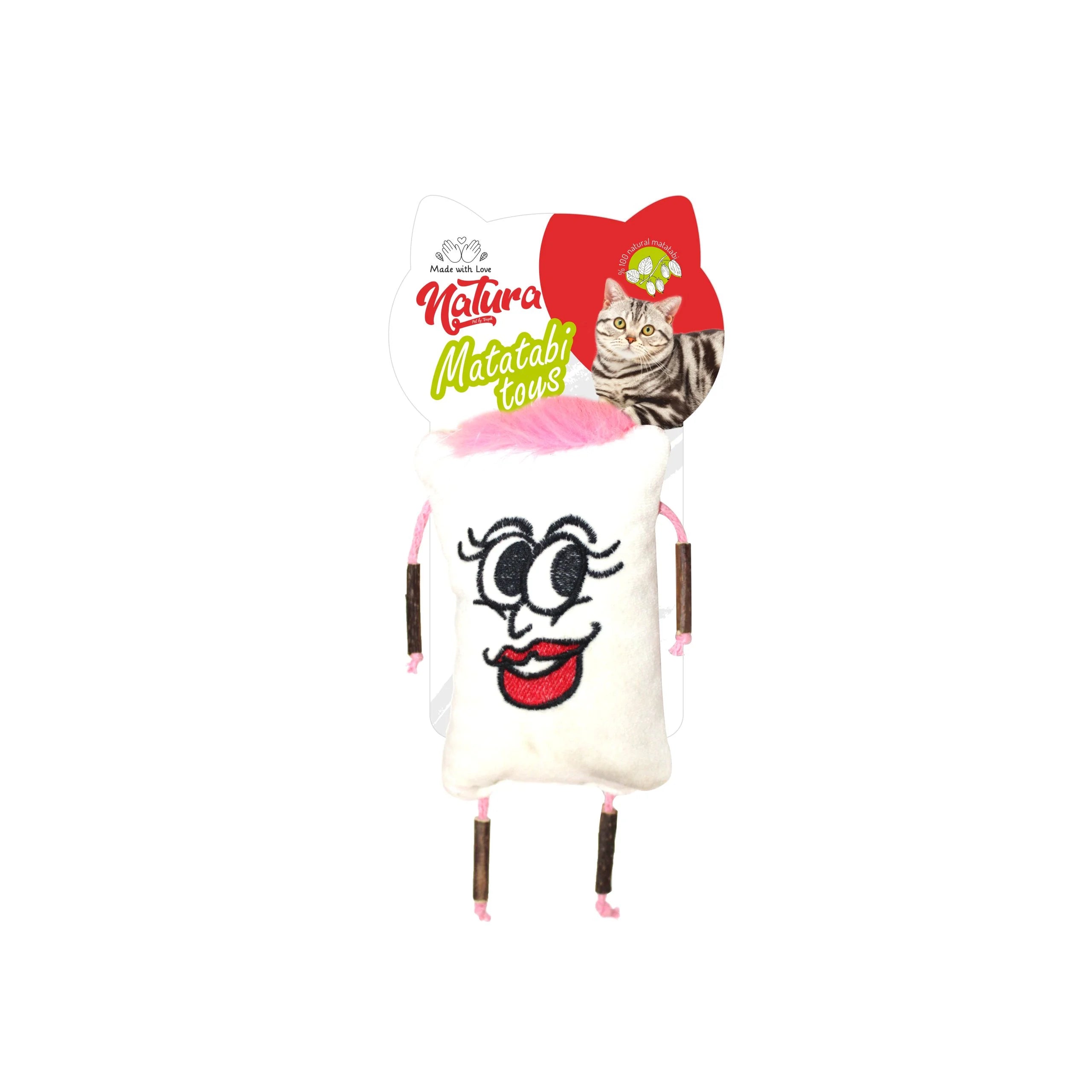 Играчка за котка – Natura Matatabi Mrs. Square Cat (12 см)