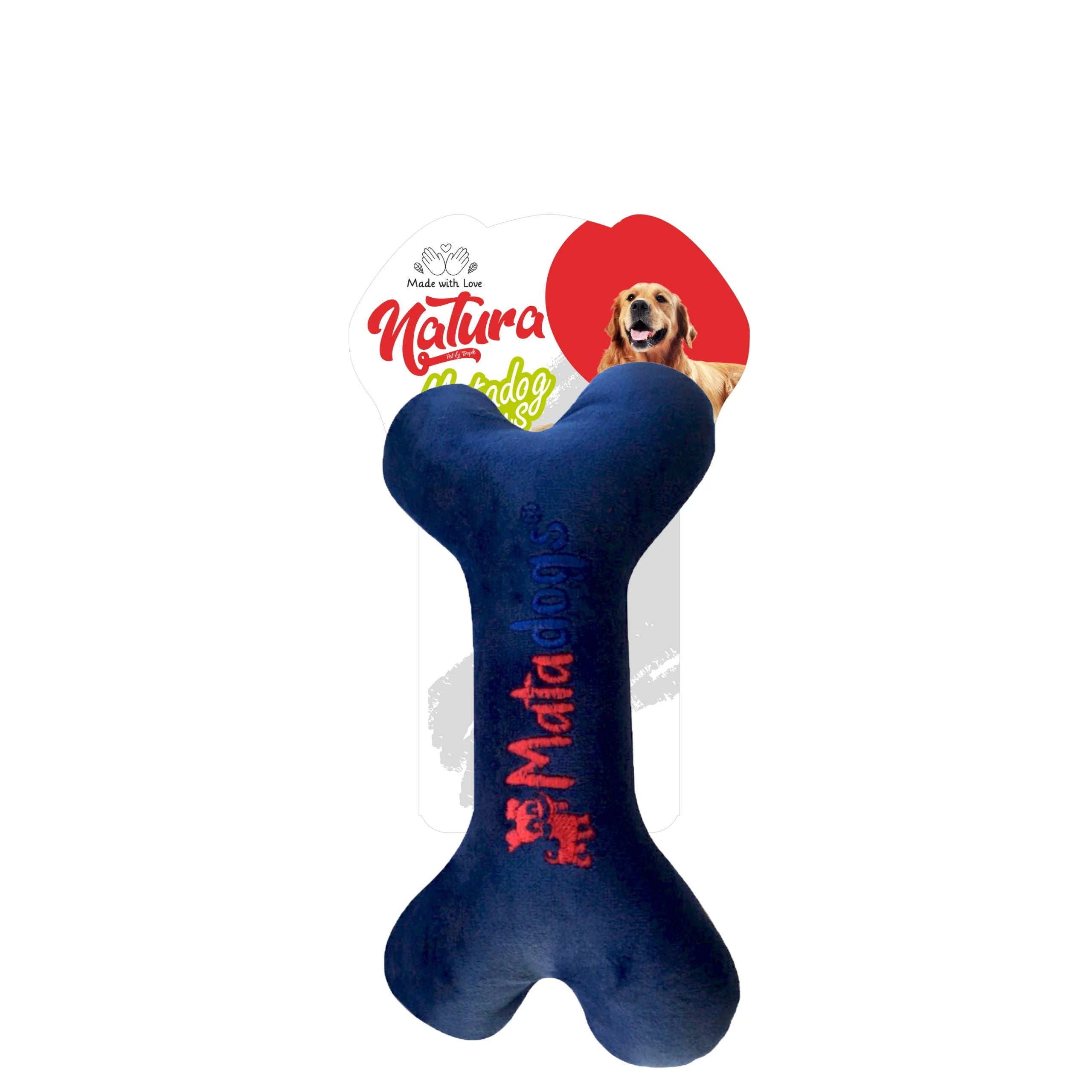 Играчка за кучета – Natura Matadog Куче с кост (19 см)