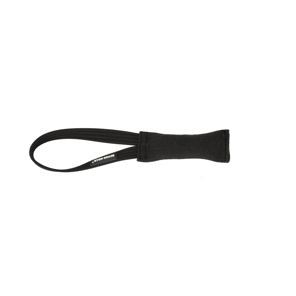 Dingo Gear – памучна играчка за дърпане с дръжка, черен цвят