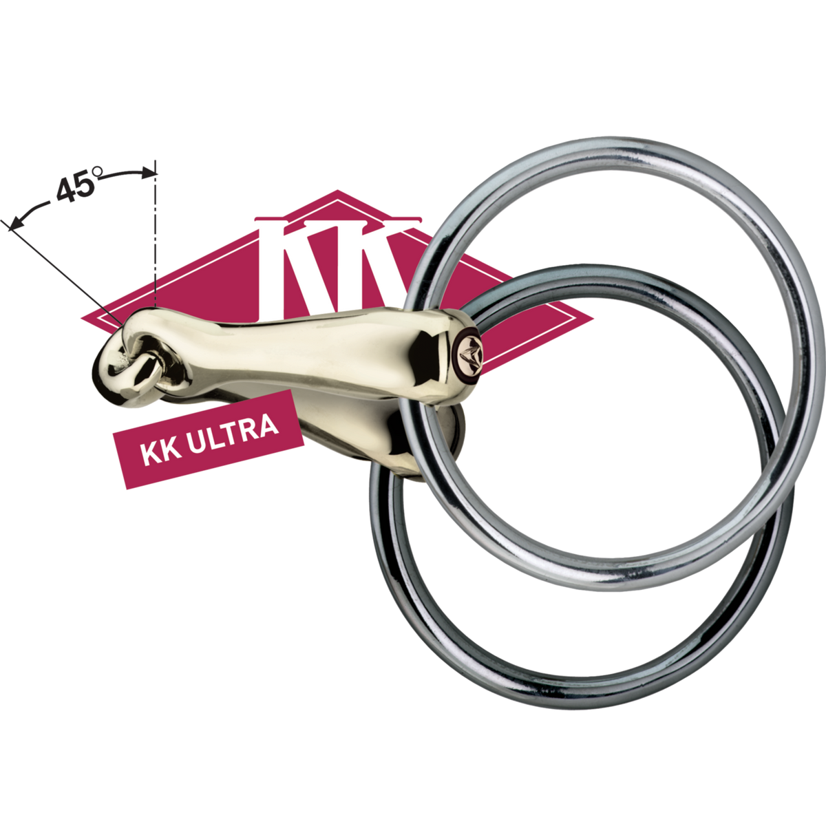 Zăbală KK ULTRA Baucher 16 mm
