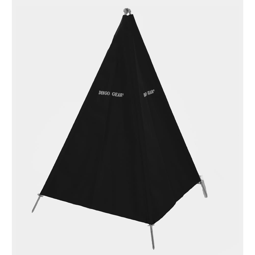 Dingo Gear – мини допълнителна палатка, височина 100 см, черен цвят