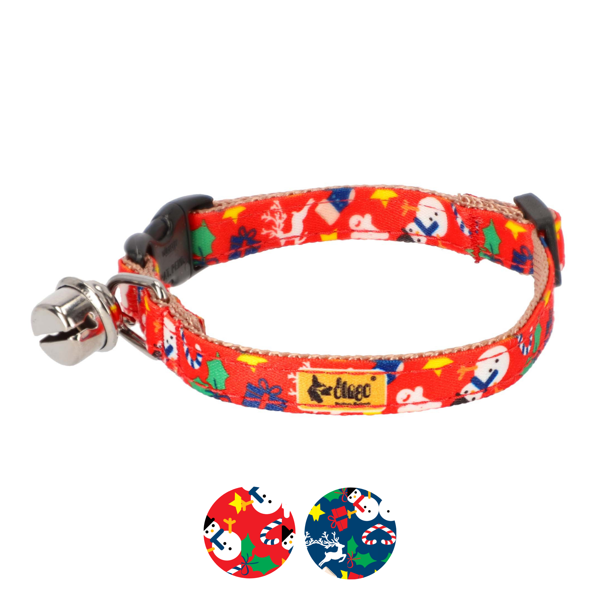 Коледна каишка за котки