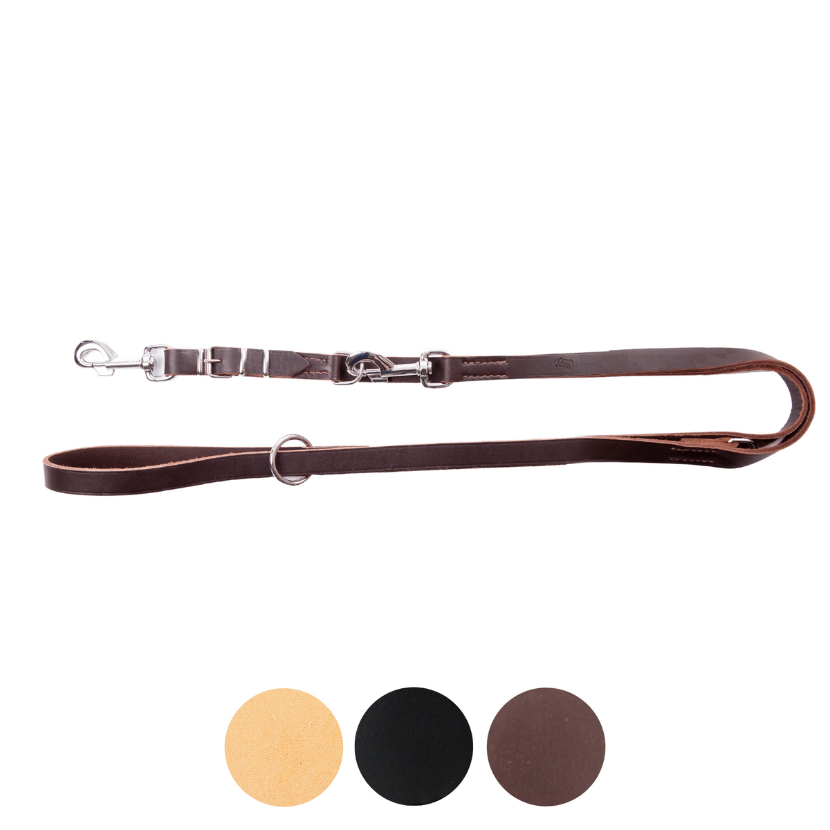 Пришита разтегателна каишка със сменяем карабинер