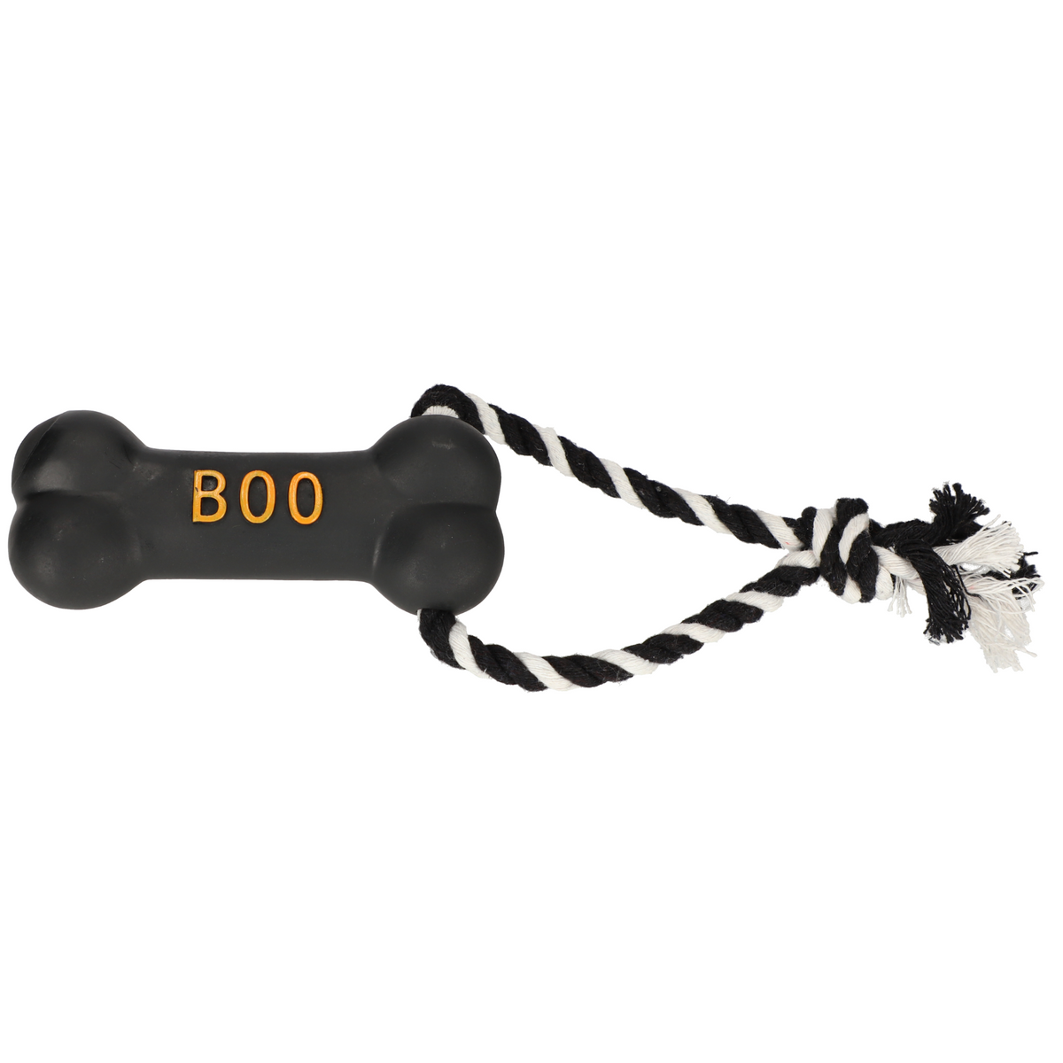 Играчка за кучета с гумена кост и въже Boo