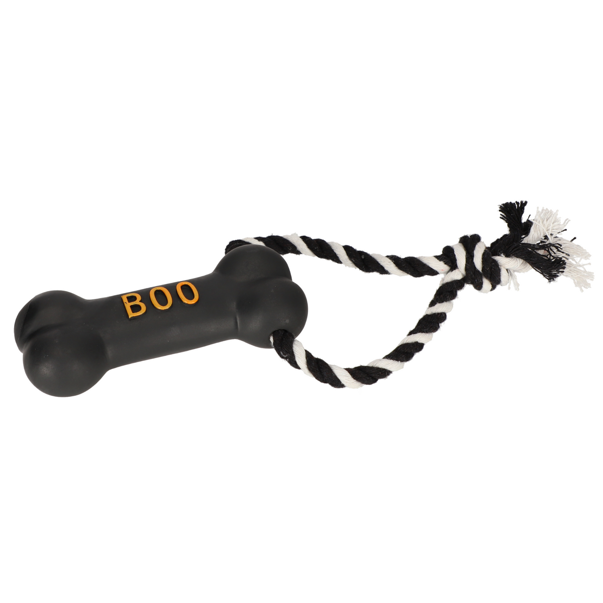 Играчка за кучета с гумена кост и въже Boo
