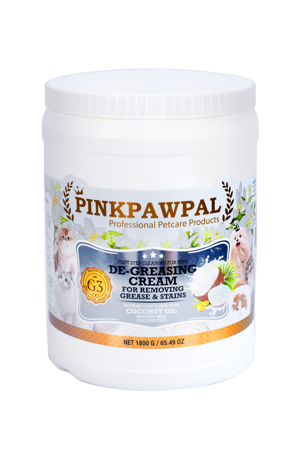 Pinkpawpal De-Greasing крем: Най-добрата основа за безупречна козина